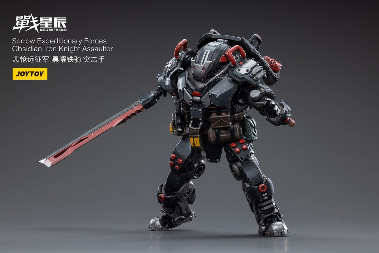 JoyToy Action Figure Battle For The Star Sorrow Expeditionary Forces Obsidian Iron Knight Assault