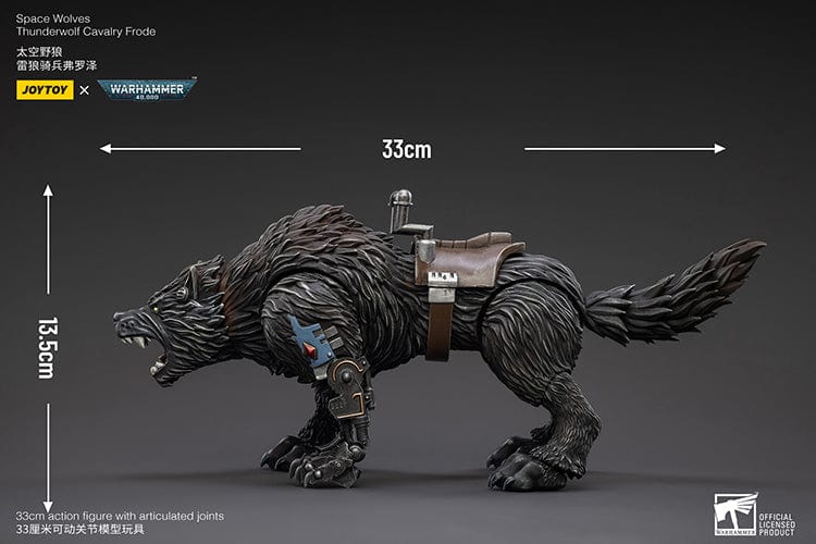 JoyToy Action Figure Warhammer 40K Space Wolves Thunderwolf Cavalry Frode