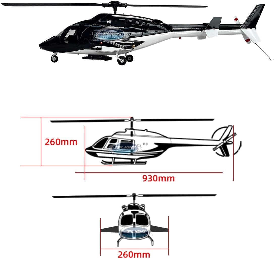 Roban 470 Airwolf RTF
