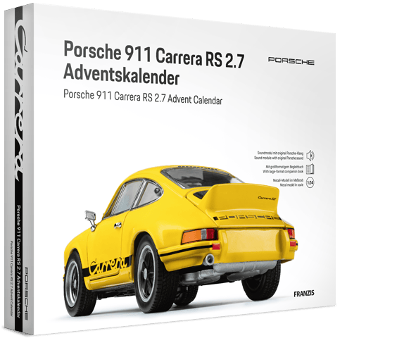 Franzis 1/24 Porsche 911 Carrera RS 2.7 Advent Calendar
