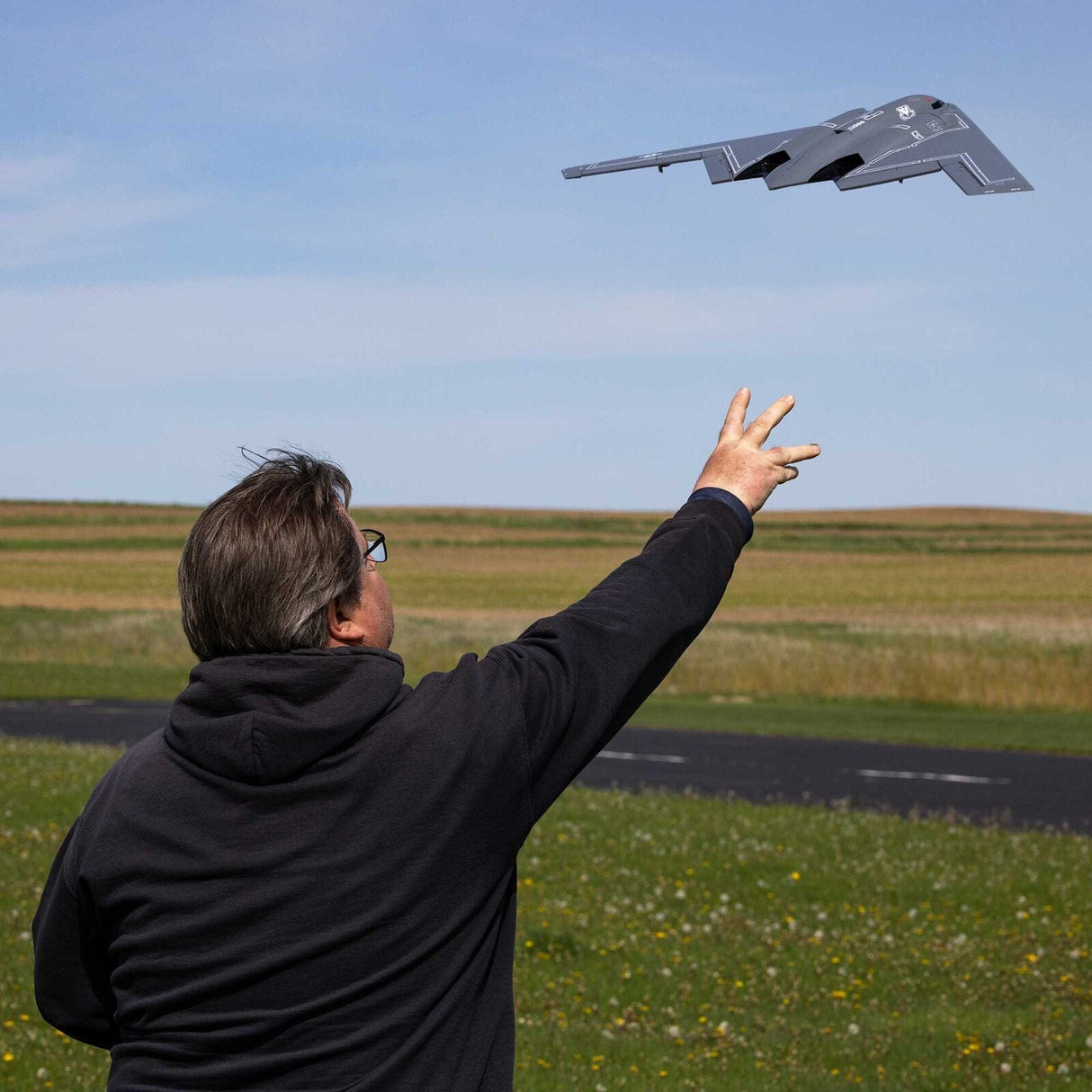 E-flite Micro B-2 Spirit of America Twin 30mm EDF BNF Basic