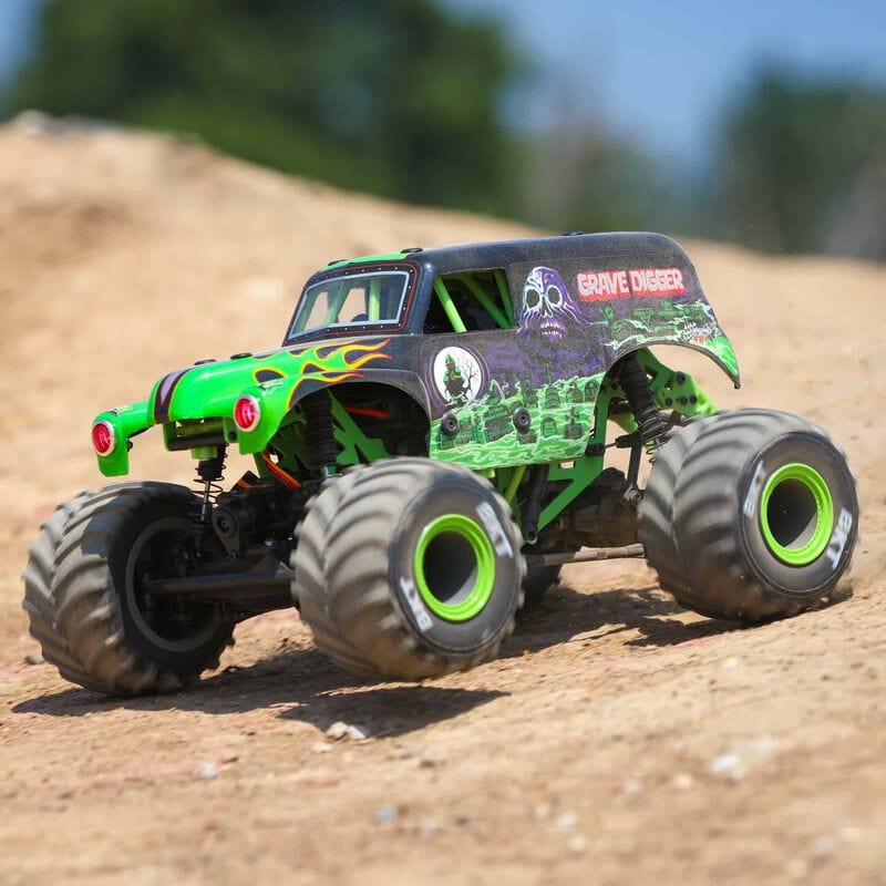 LOSI 1/18 Mini LMT Grave Digger 2S 4X4 RTR