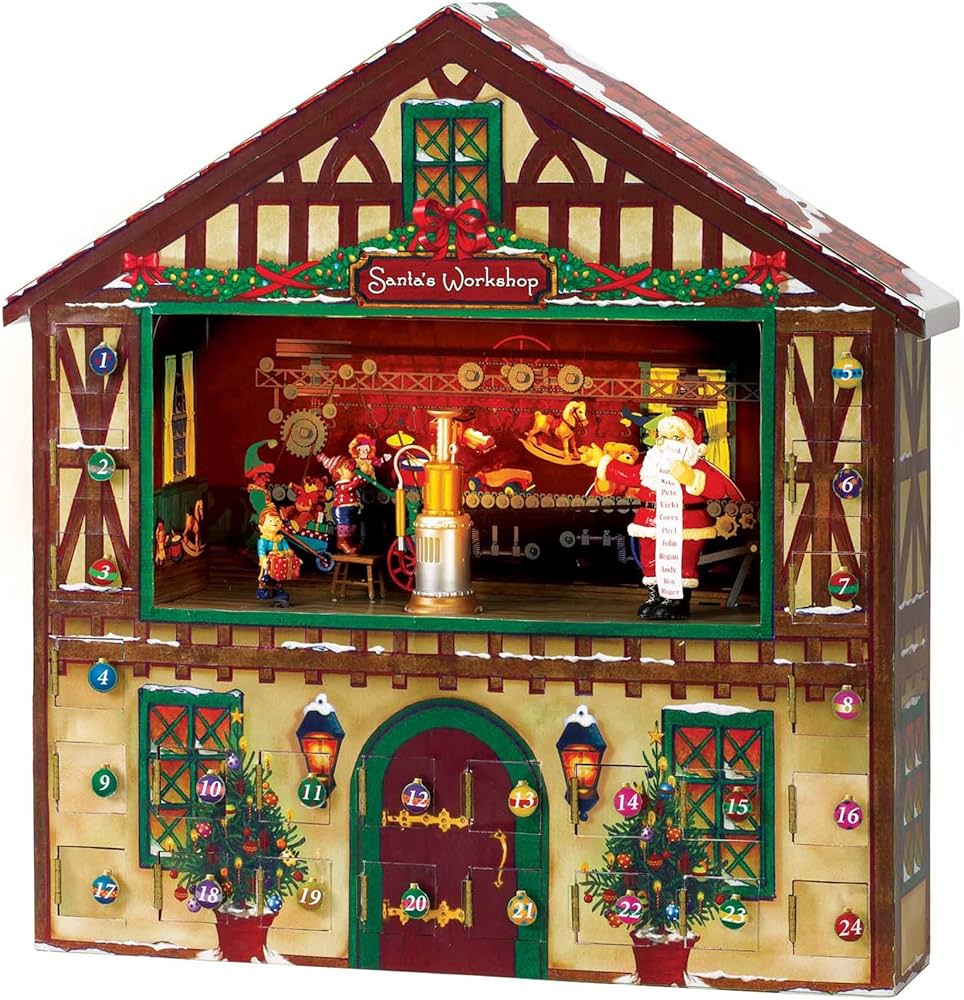 Mr. Christmas Animated Advent House