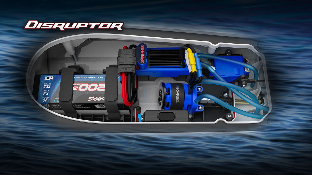 Traxxas Disruptor VXL-4S - su soğutmalı elektronik ve soğutucu