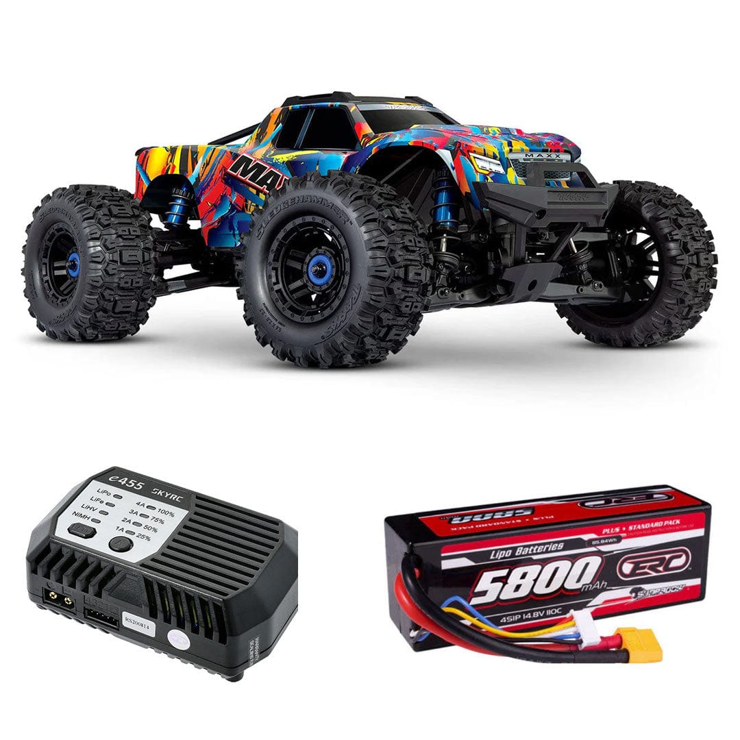 Traxxas 1/10 Maxx - Wide Maxx (4S Combo Paket)