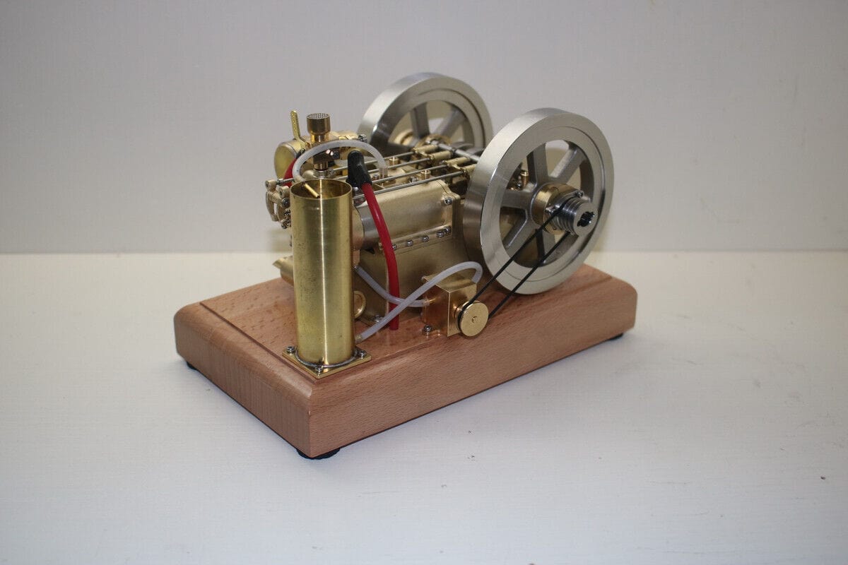 Microcosm Dikey Çift Silindirli Benzinli Motor H76