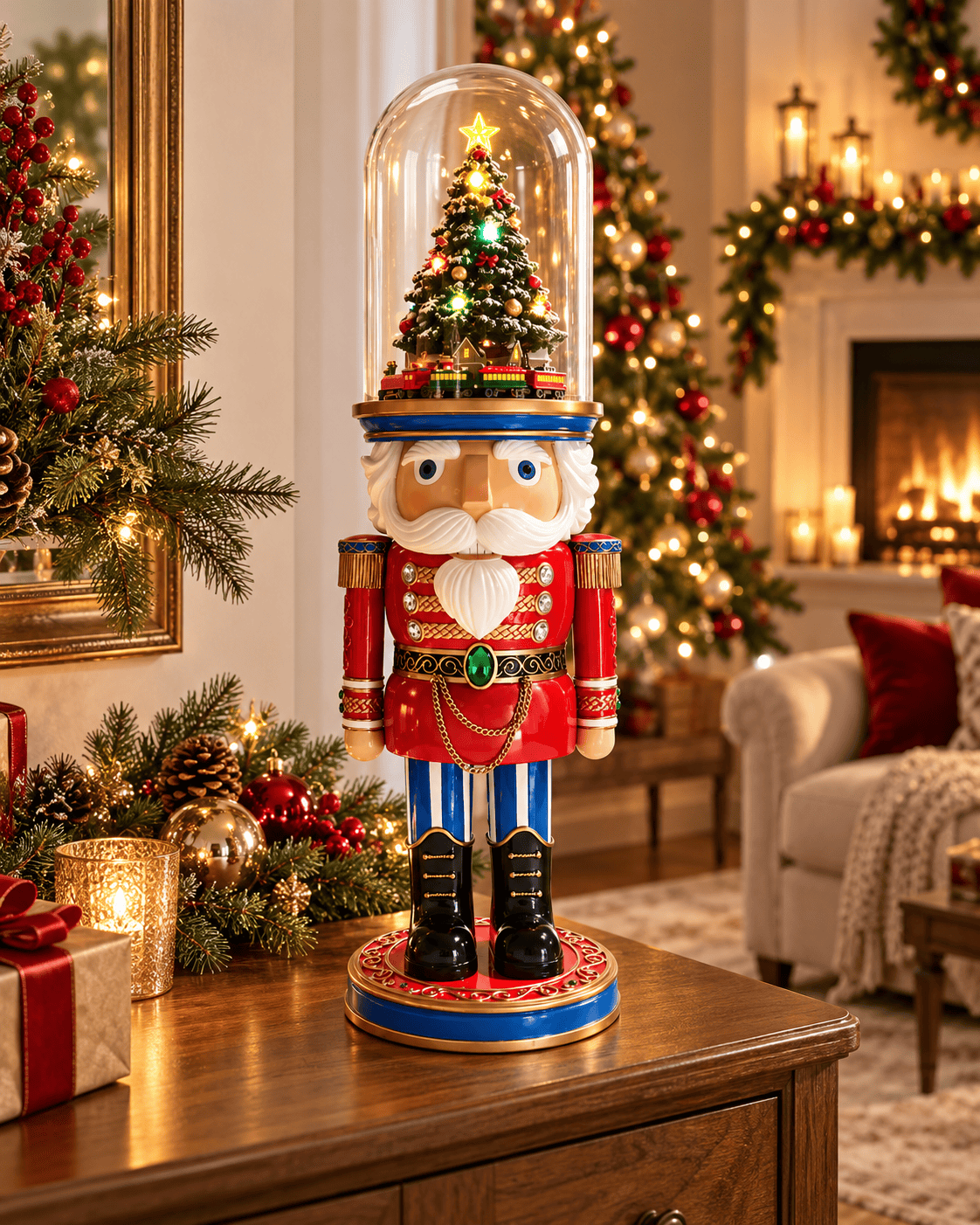 New Year Stories Nutcracker Train Hat 62 CM