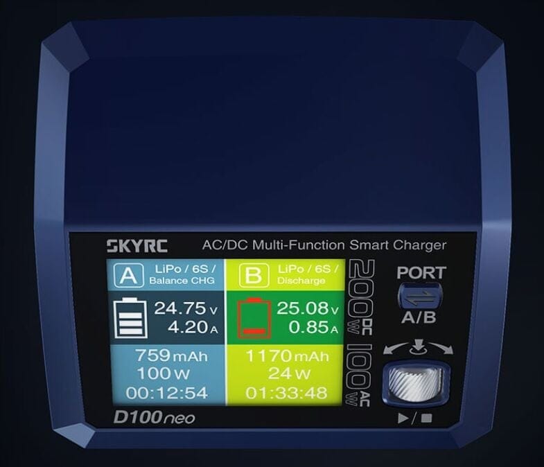 SkyRC D100Neo AC/DC Dual Lipo Charger