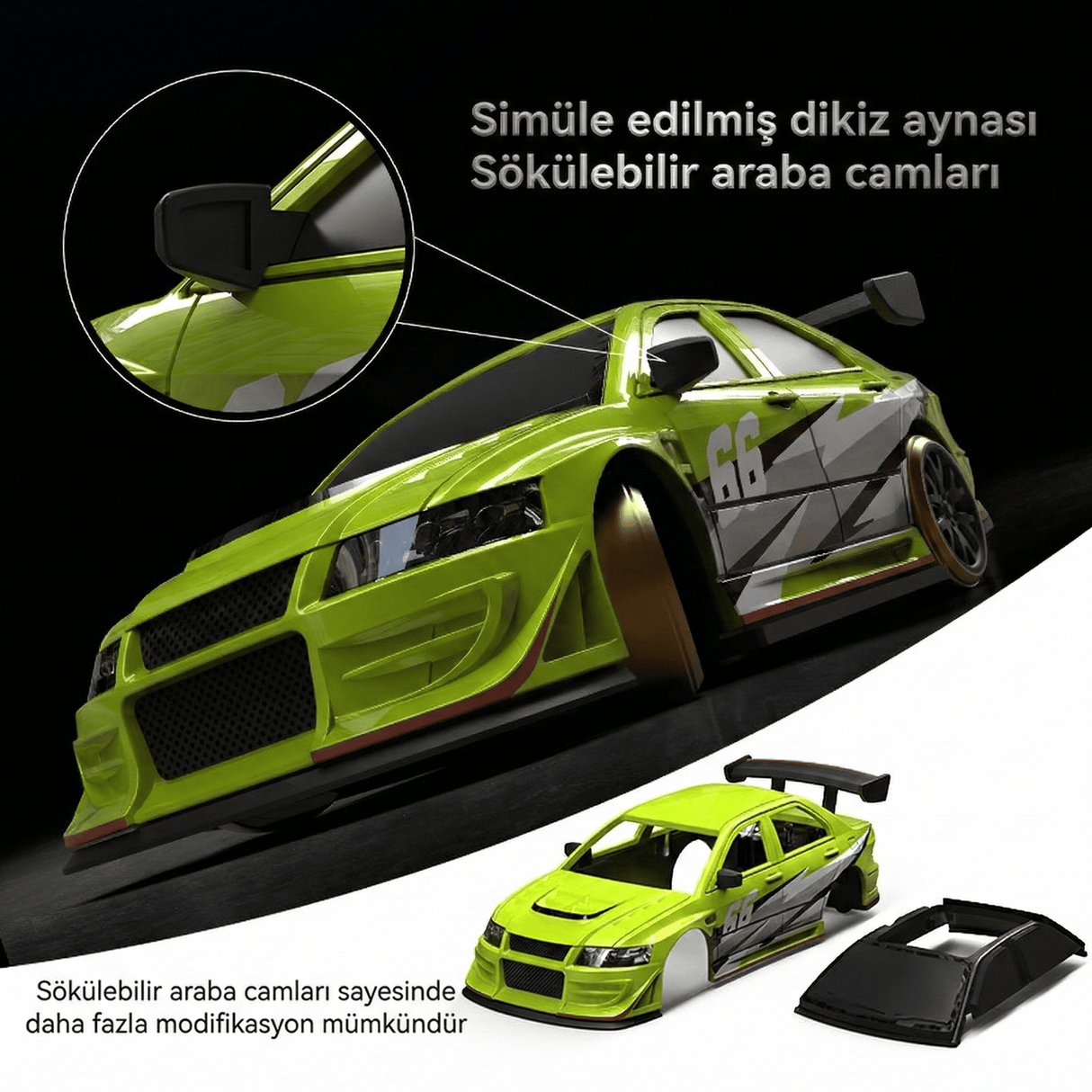 Turbo Racing 1/76 Micro Drift C66