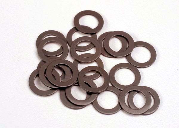 PTFE-coated washers, 5x8x0.5mm (20) (use with ball bearings)