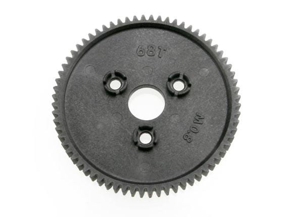 Spur gear, 68-tooth (0.8 metric pitch, compatible with 32-pitch)