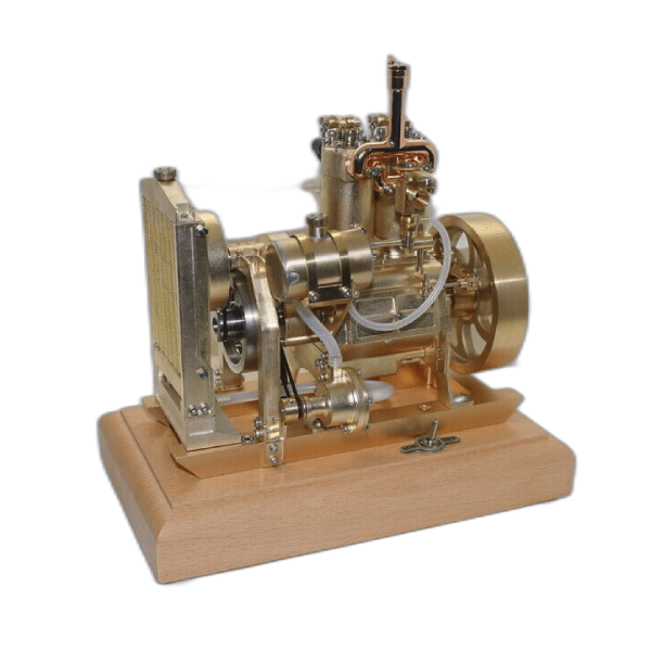 Microcosm Dikey Çift Silindirli Benzinli Motor H74