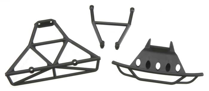 Bumpers, front (1)/ rear (1)/ 2.5x14mm CS(2) (1/16 Slash)