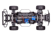 [Motor] Traxxas Maxx Slash 6S - şasi yukarıdan brushless motor ve elektronik bileşenler görünümü