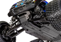 [Detay] Traxxas Mini XRT VXL-3s - ön süspansiyon ve kasa alt detay yakın çekim