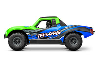 [Dış] Traxxas Mini Slash - yeşil kasa yan profil stüdyo görünümü