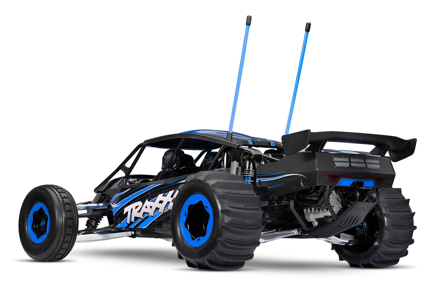 [Dış] Traxxas Funco Sand Car - mavi 3/4 arka stüdyo görünümü