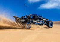 [Action] Traxxas Funco Sand Car - mavi yan profil kumda yüksek hız