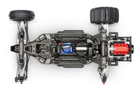 [Motor] Traxxas Funco Sand Car - şasi üstten tekerlekler çıkarılmış drivetrain