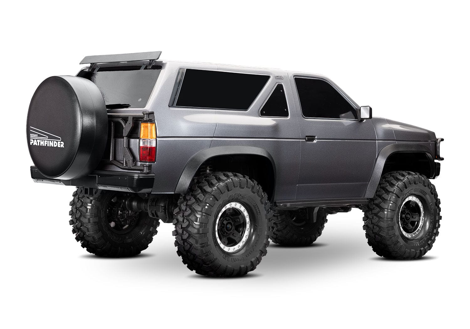 [Dış] Traxxas TRX-4 Pathfinder - gri araç stüdyo arka çapraz görünüm