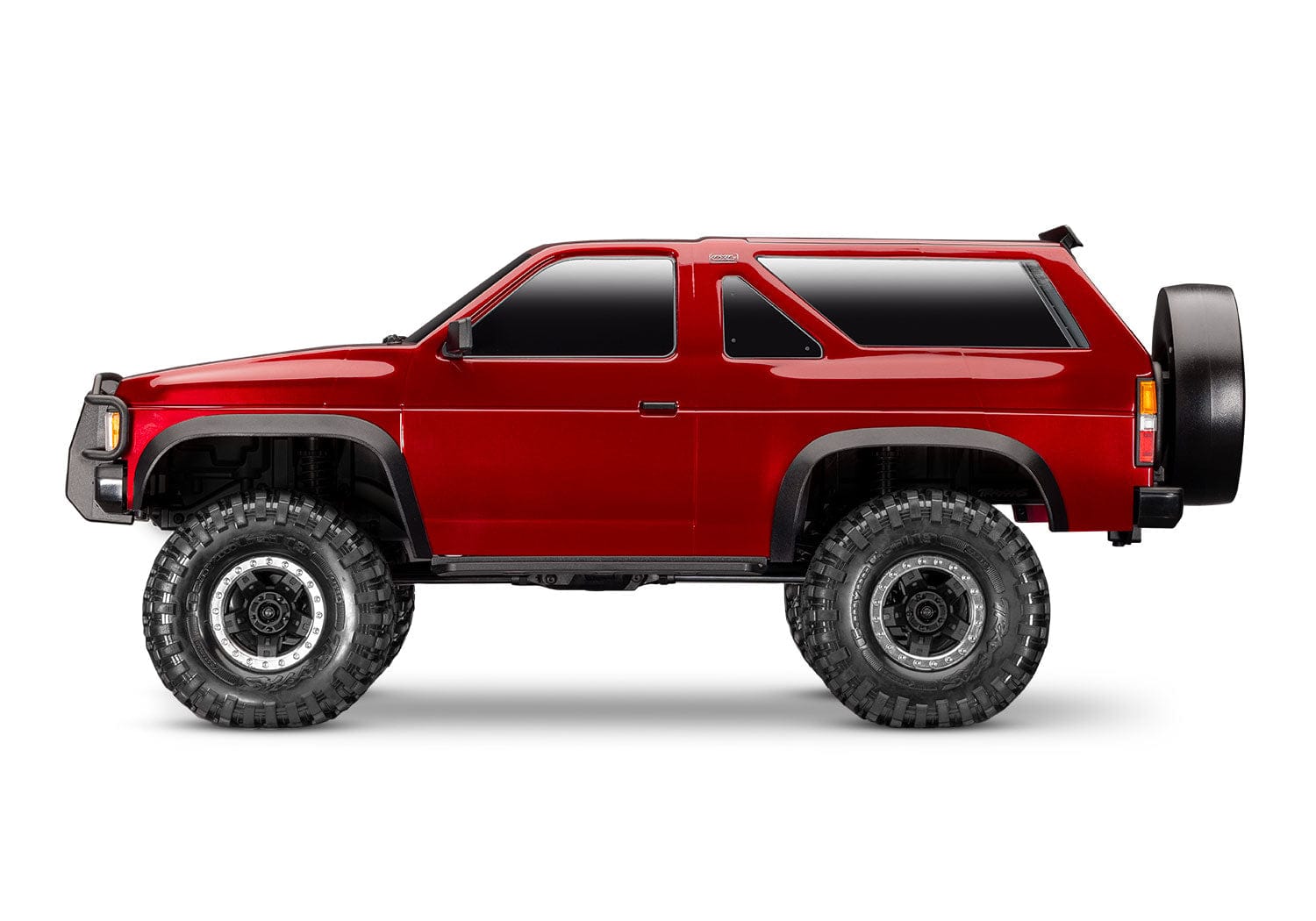 [Dış] Traxxas TRX-4 Pathfinder - kırmızı araç stüdyo önden görünüm