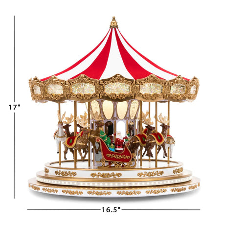 Mr. Christmas 43cm Regal Christmas Carousel
