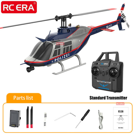 RC ERA C138 Bell206 Red - RC Helikopter