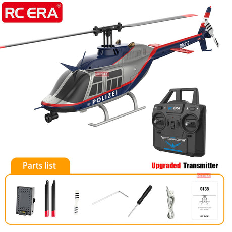 RC ERA C138 Bell206 Red - RC Helikopter