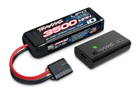 [Detay] Traxxas Mini Maxx - Aksesuar 2S 3500mAh LiPo batarya ve Traxxas iD şarj cihazı