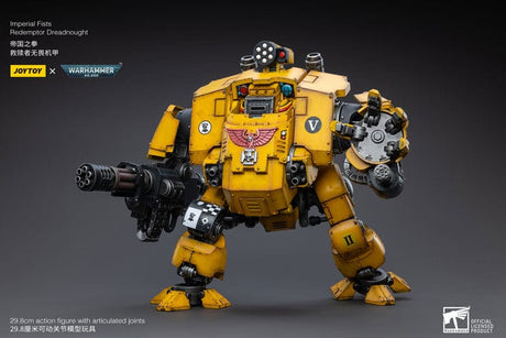 JoyToy Action Figure Warhammer 40K Imperial Fists Redemptor Dreadnought Lagos Gunthatoz