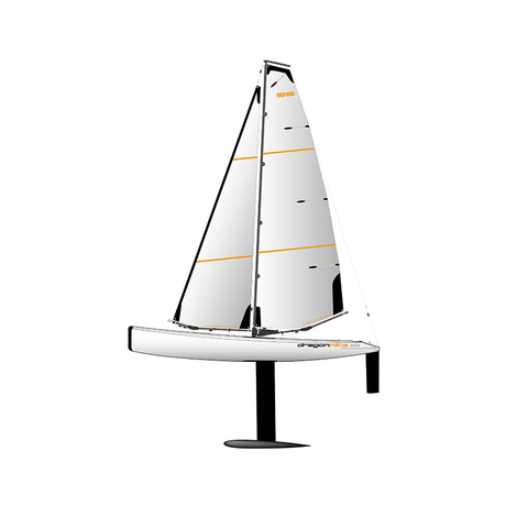 [Dış] Joysway Dragon Flite 95 V3 — beyaz zeminde stand üzerinde tam görünüm