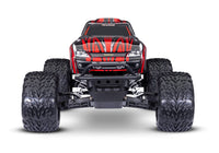 [Dış] Traxxas Stampede XL-5 - kırmızı araç önden stüdyo görünümü