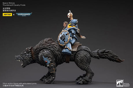 JoyToy Action Figure Warhammer 40K Space Wolves Thunderwolf Cavalry Frode