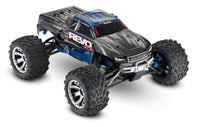 [Dış] Traxxas Revo 3.3 - mavi kaportalı nitro monster truck stüdyo çekimi