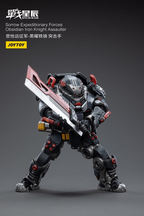 JoyToy Action Figure Battle For The Star Sorrow Expeditionary Forces Obsidian Iron Knight Assault