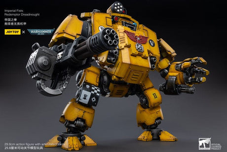 JoyToy Action Figure Warhammer 40K Imperial Fists Redemptor Dreadnought Lagos Gunthatoz