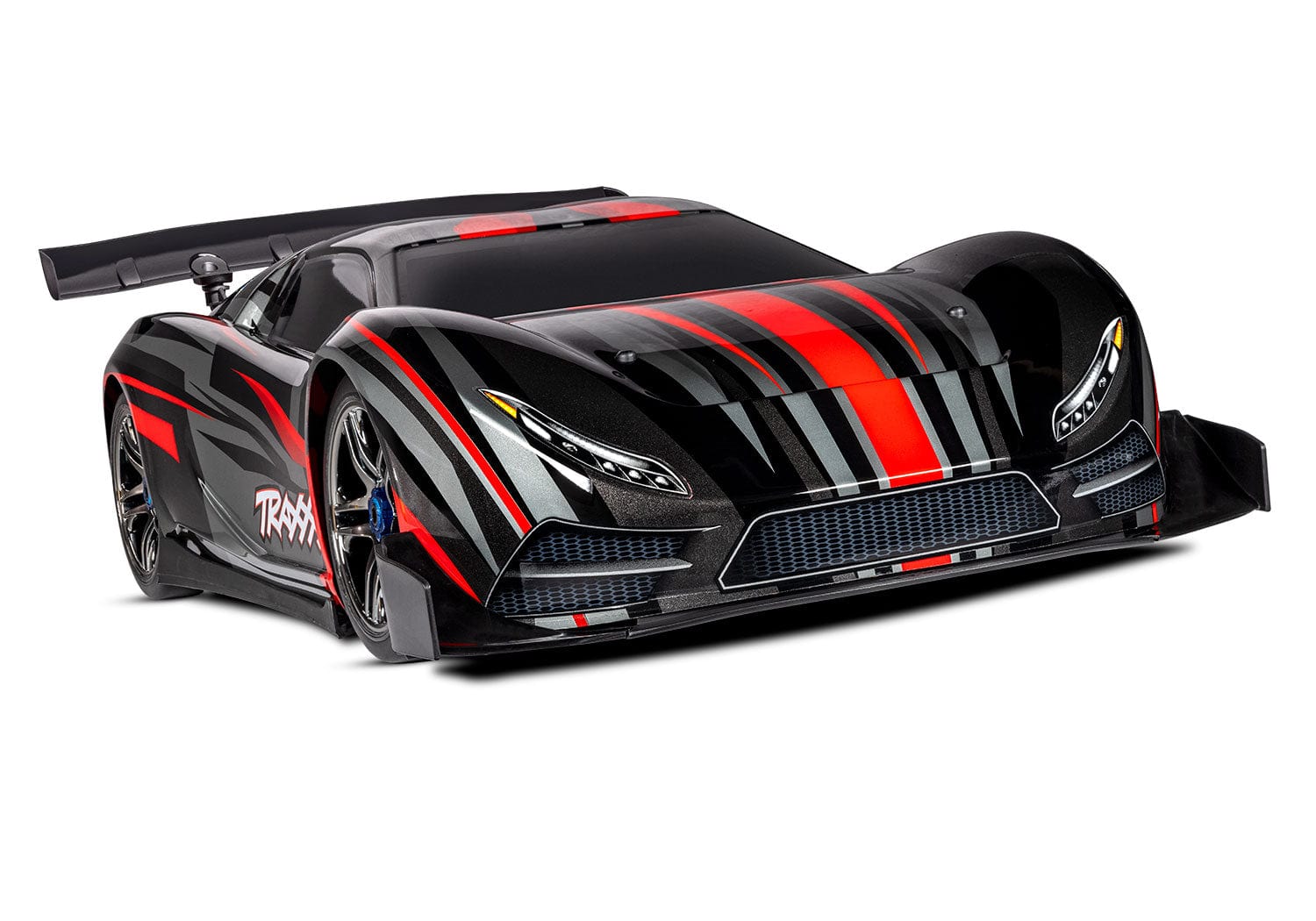 [Dış] Traxxas XO-1 - ön çeyrek görünüm, kırmızı kaplama