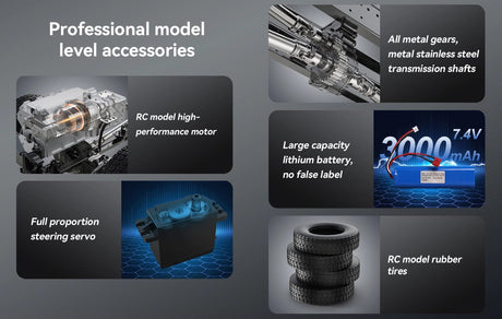 1/14 Volvo FMX Metal RC Kamyon - Hidrolikli