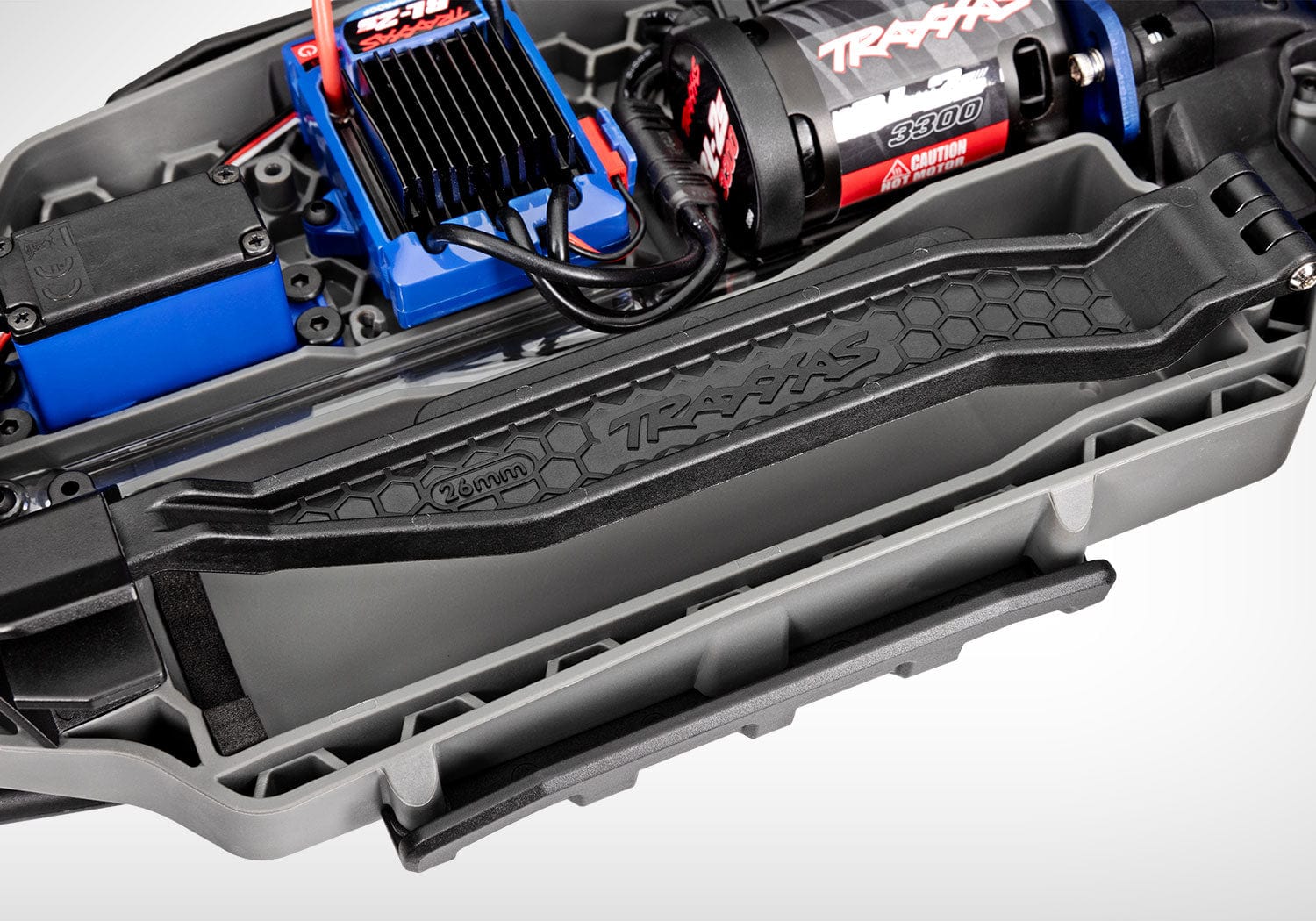 [Detay] Traxxas Stampede 2S - batarya yuvası tutucu yakın çekim