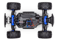 [Motor] Traxxas Stampede 2S - kaportasız tam şasi tepeden görünüm