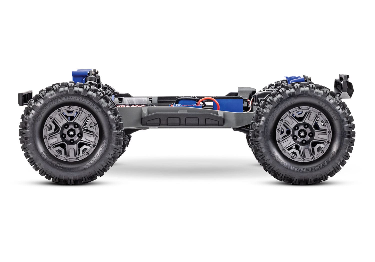 [Motor] Traxxas Stampede 2S - kaportasız şasi profil görünüm Sledgehammer lastikler