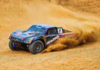 [Action] Traxxas Slash 4x4 Combo - arazide toz kaldıran mavi-kırmızı short course