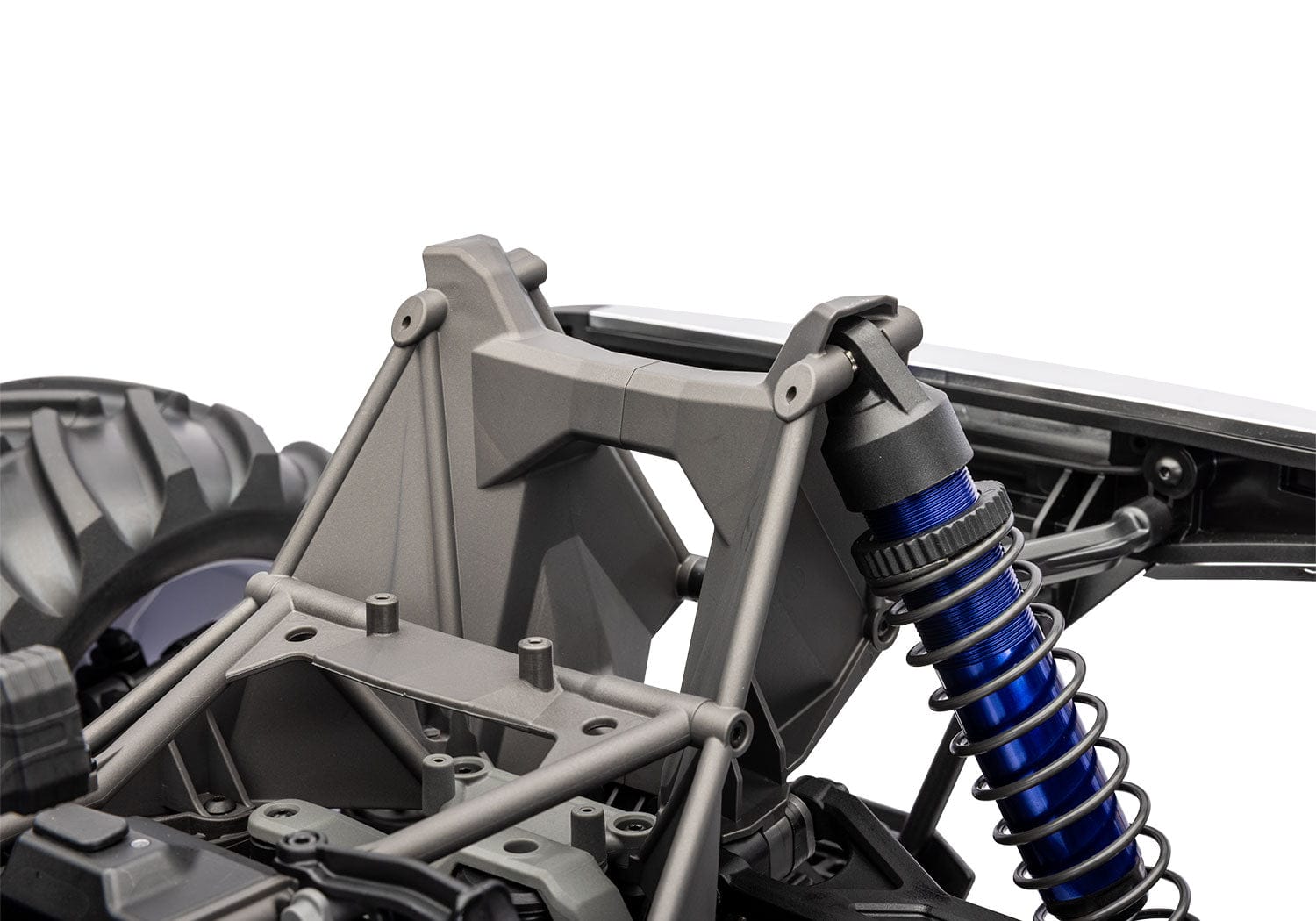 [Motor] Traxxas X-Monster - amortisör kulesi ve yay yakın çekim
