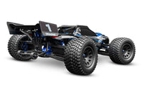 [Dış] Traxxas XRT Ultimate - stüdyo arka çeyrek açı mavi