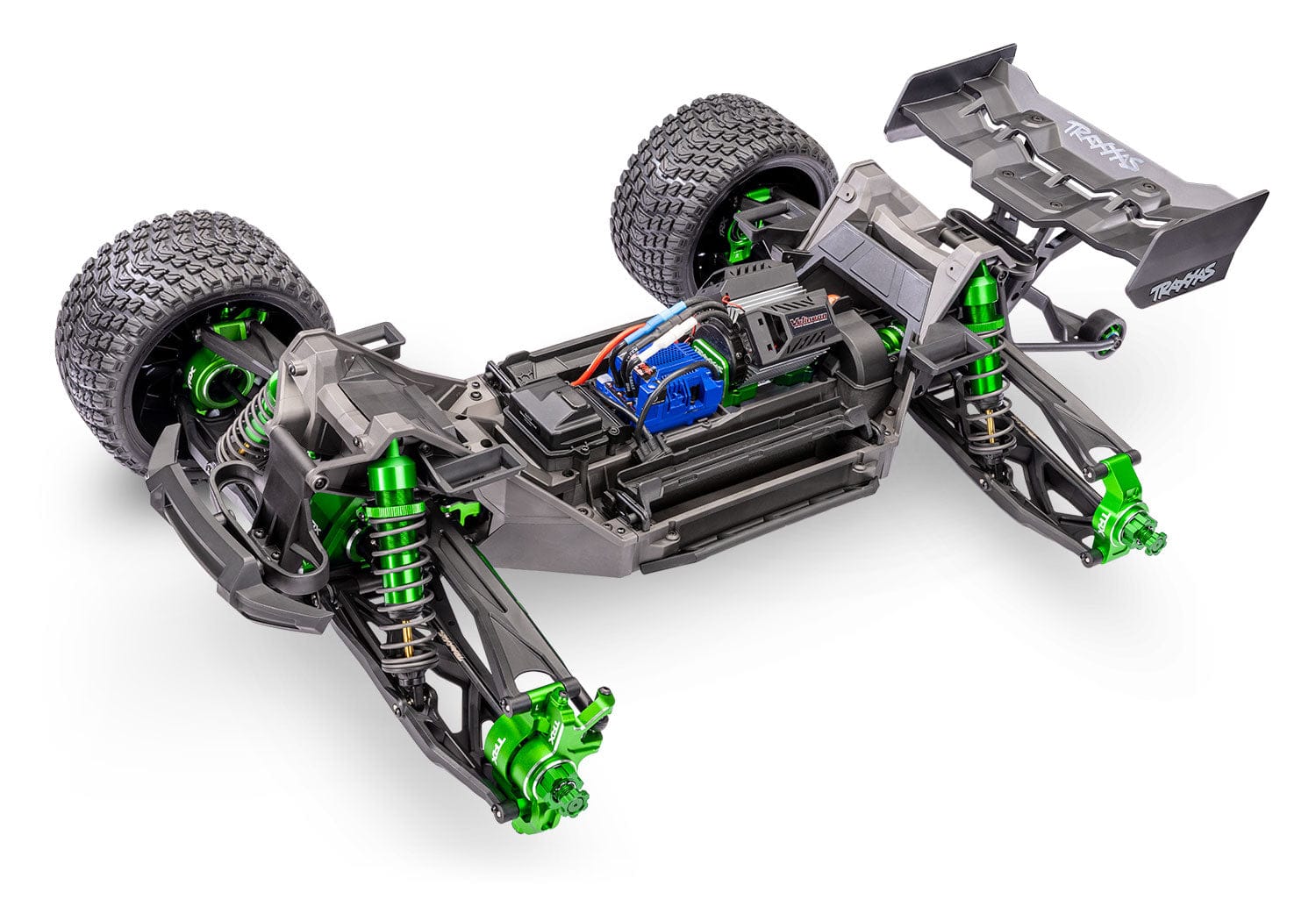 [Motor] Traxxas XRT Ultimate - şasi, motor, ESC ve süspansiyon detayı