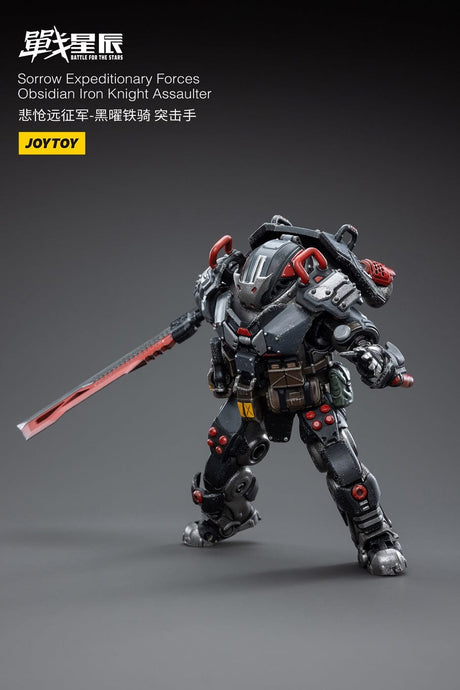 JoyToy Action Figure Battle For The Star Sorrow Expeditionary Forces Obsidian Iron Knight Assault