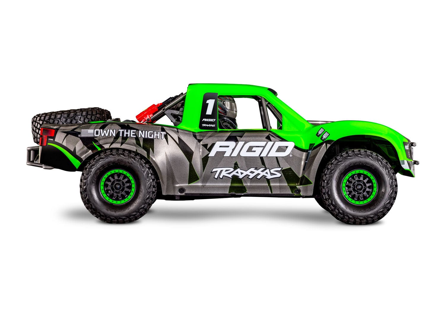 [Dış] Traxxas UDR - yeşil Rigid sürümü stüdyo yan profil