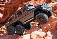 [Action] Traxxas G63 6x6 - kırmızı kayalarda sağ taraf tırmanış
