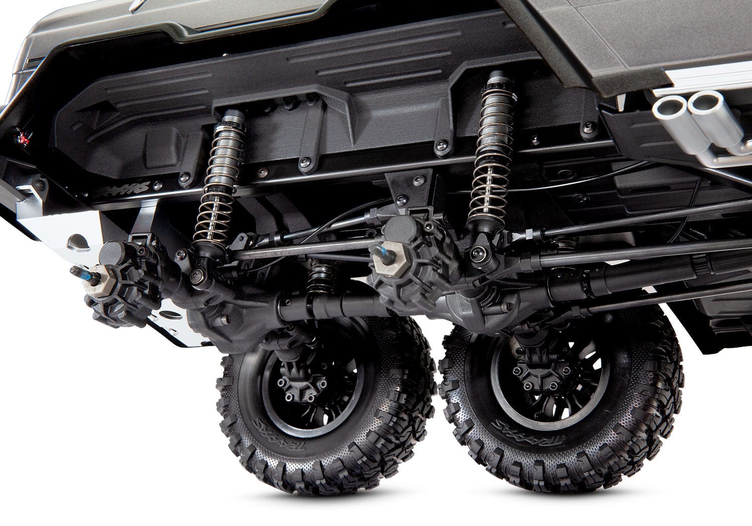 [Motor] Traxxas G63 6x6 - arka amortisör ve aks yakın çekim