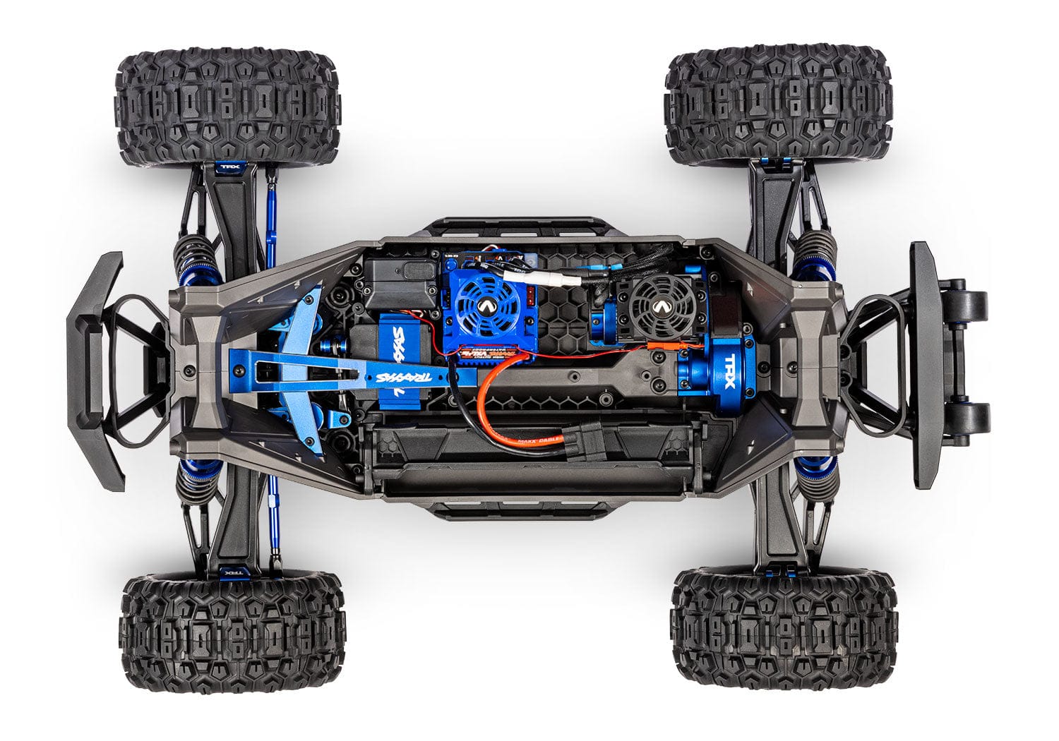 [Motor] Traxxas Maxx Ultimate - üstten şasi VXL-6s ESC ve fan